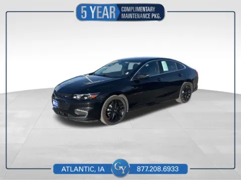 Black 2018 Chevrolet Malibu LT for sale in Atlantic, IA