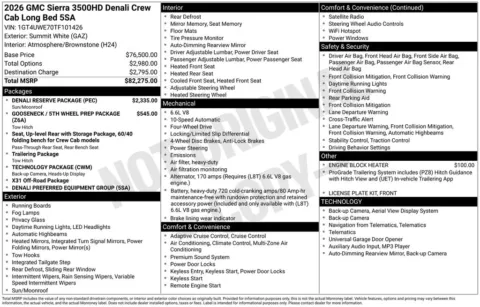 Photos of 2026 GMC Sierra 3500HD Denali for sale in Atlantic, IA at Gregg Young Automotive of Atlantic - Chevrolet GMC