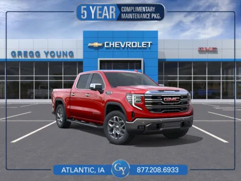 Red 2026 GMC Sierra 1500 SLT for sale in Atlantic, IA
