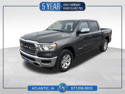 Gray 2023 Ram 1500 Laramie for sale in Atlantic, IA