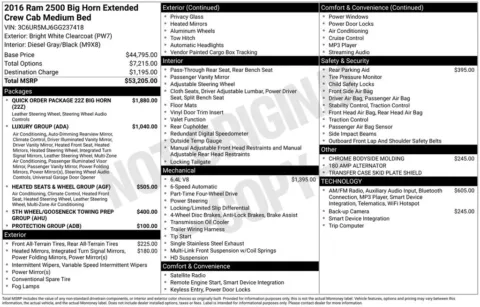 Photos of 2016 Ram 2500 Big Horn for sale in Atlantic, IA at Gregg Young Automotive of Atlantic - Chevrolet GMC