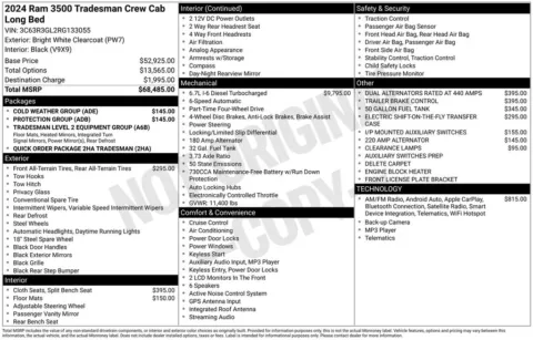 Photos of 2024 Ram 3500 Tradesman for sale in Atlantic, IA at Gregg Young Automotive of Atlantic - Chevrolet GMC