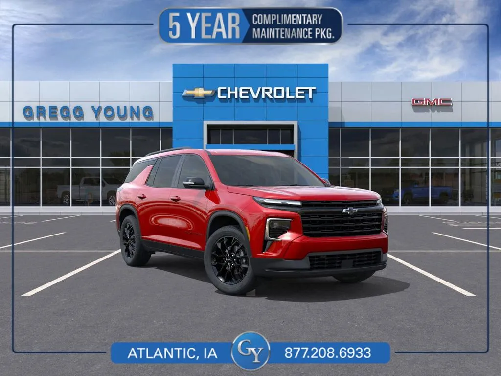 Red 2026 Chevrolet Traverse LT for sale in Atlantic, IA