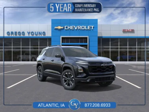 Black 2026 Chevrolet Equinox RS for sale in Atlantic, IA