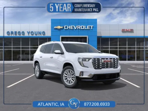 White 2026 GMC Acadia Denali for sale in Atlantic, IA