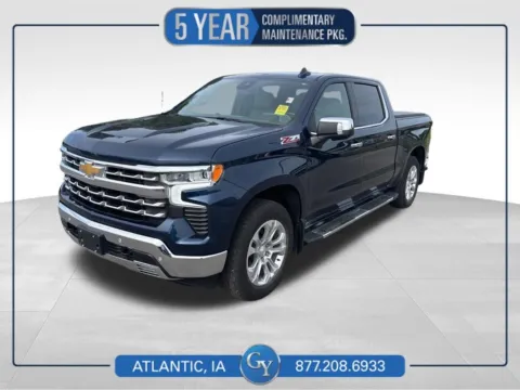 Blue 2023 Chevrolet Silverado 1500 LTZ for sale in Atlantic, IA