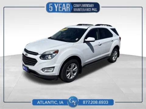 White 2017 Chevrolet Equinox LT for sale in Atlantic, IA