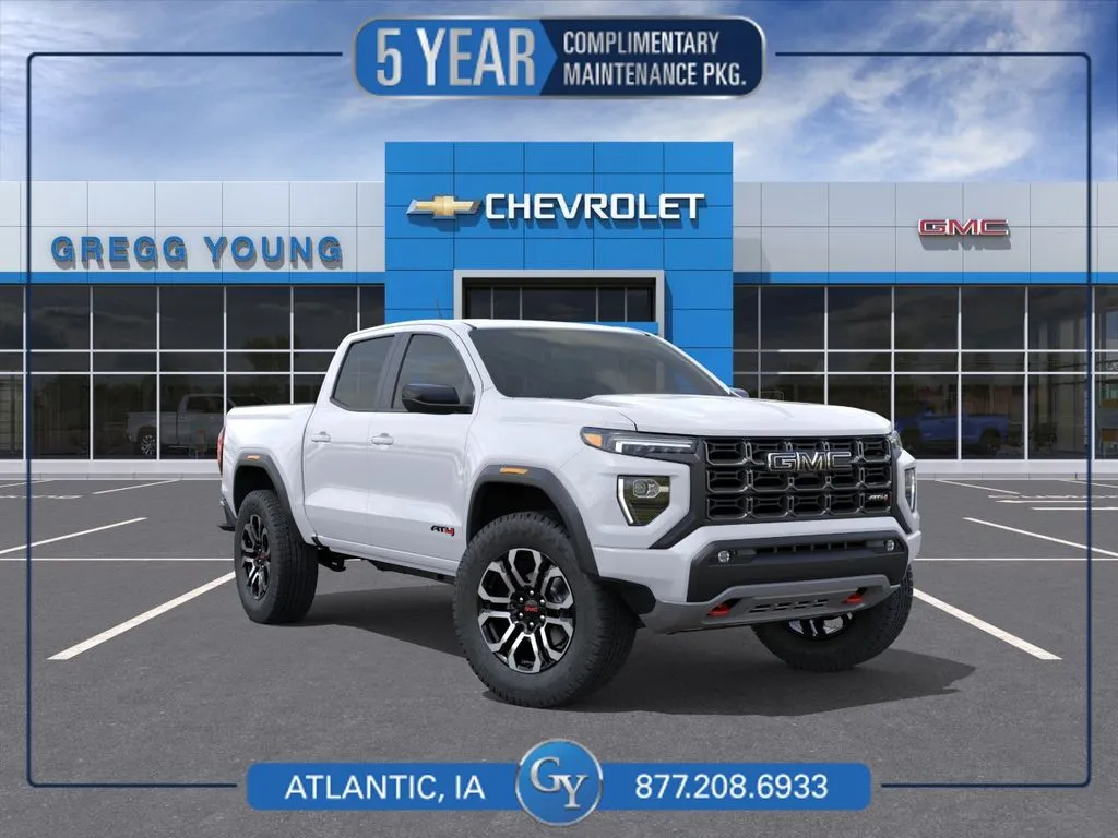White 2026 GMC Canyon AT4 for sale in Atlantic, IA
