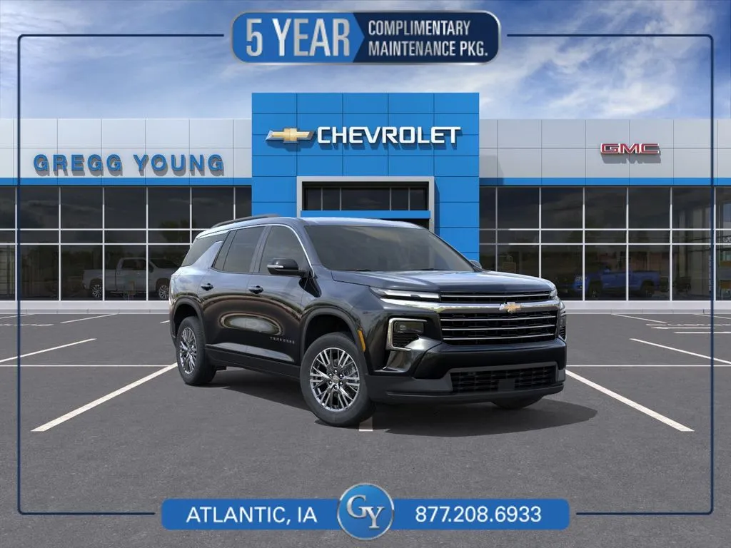 Black 2026 Chevrolet Traverse LT for sale in Atlantic, IA