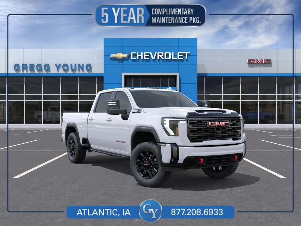 White 2026 GMC Sierra 2500 HD AT4 for sale in Atlantic, IA
