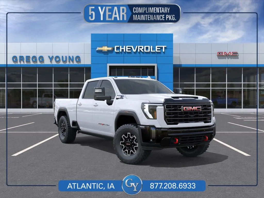 White 2026 GMC Sierra 2500HD AT4X for sale in Atlantic, IA