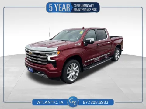 Red 2022 Chevrolet Silverado 1500 High Country for sale in Atlantic, IA