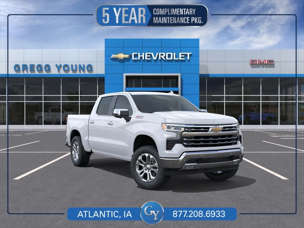 White 2026 Chevrolet Silverado 1500 LTZ for sale in Atlantic, IA