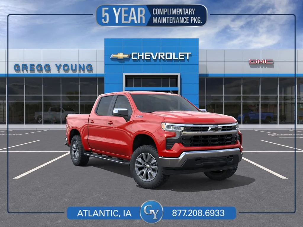 Red 2026 Chevrolet Silverado 1500 LT for sale in Atlantic, IA