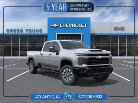Gray 2026 Chevrolet Silverado 2500 HD Custom for sale in Atlantic, IA