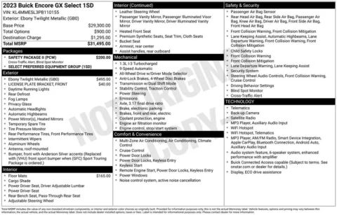 Photos of 2023 Buick Encore GX Select for sale in Atlantic, IA at Gregg Young Chevrolet GMC Atlantic
