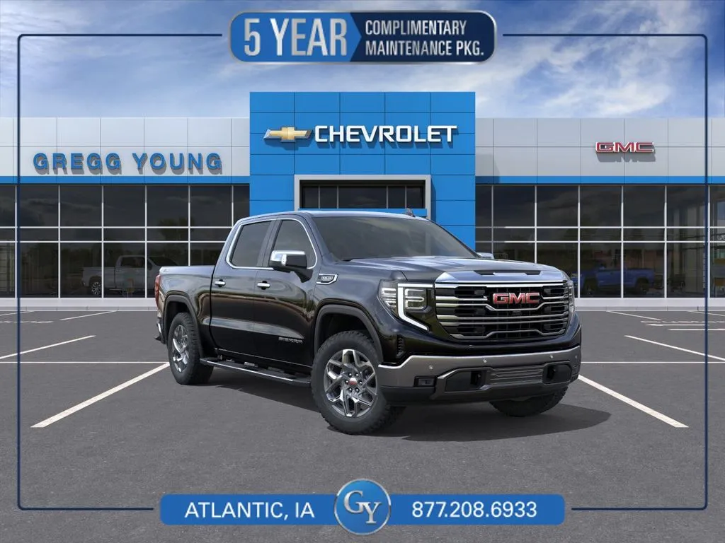 Black 2026 GMC Sierra 1500 SLT for sale in Atlantic, IA