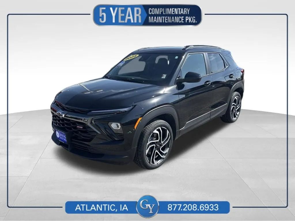 Black 2025 Chevrolet TrailBlazer RS for sale in Atlantic, IA
