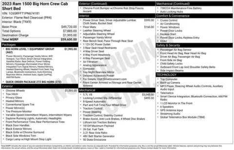 Photos of 2023 Ram 1500 Big Horn/Lone Star for sale in Atlantic, IA at Gregg Young Chevrolet GMC Atlantic