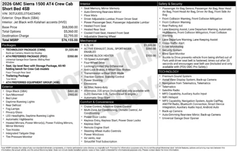 Photos of 2026 GMC Sierra 1500 AT4 for sale in Atlantic, IA at Gregg Young Chevrolet GMC Atlantic