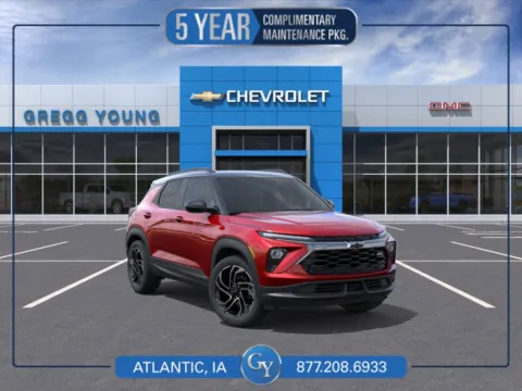 Red 2026 Chevrolet TrailBlazer RS for sale in Atlantic, IA