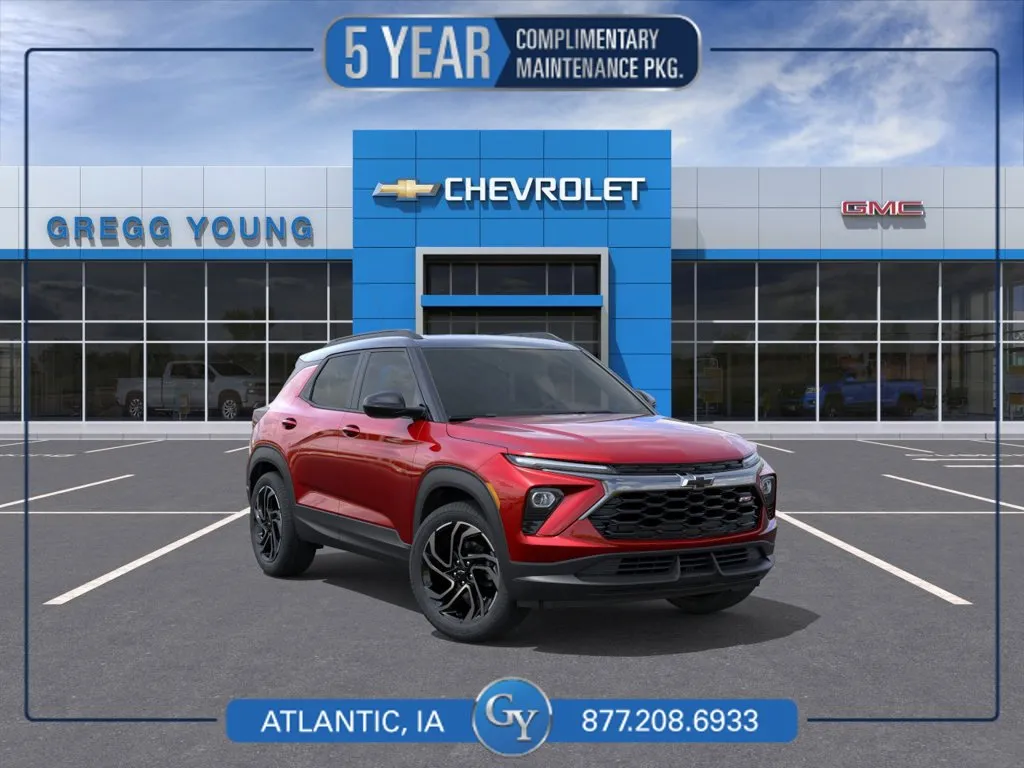 Red 2026 Chevrolet TrailBlazer RS for sale in Atlantic, IA