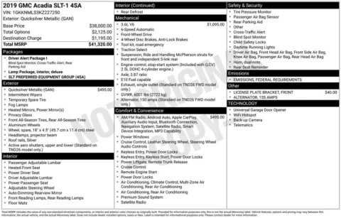 Photos of 2019 GMC Acadia SLT-1 for sale in Indianola, IA at Gregg Young Buick GMC Indianola