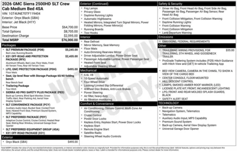 Photos of 2026 GMC Sierra 2500HD SLT for sale in Indianola, IA at Gregg Young Buick GMC Indianola