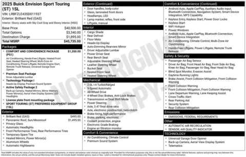 Photos of 2025 Buick Envision Sport Touring for sale in Indianola, IA at Gregg Young Buick GMC Indianola