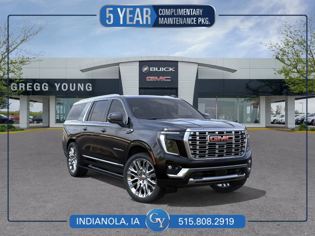 Black 2025 GMC Yukon XL Denali for sale in Indianola, IA