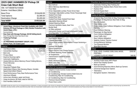 Photos of 2025 GMC Hummer EV Pickup 3X for sale in Indianola, IA at Gregg Young Buick GMC Indianola