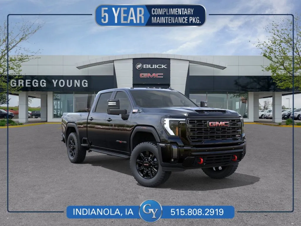 Black 2025 GMC Sierra 2500HD AT4 for sale in Indianola, IA