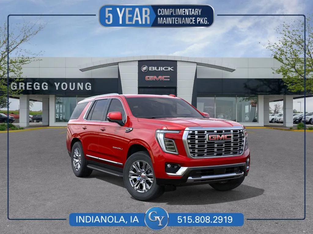 Red 2026 GMC Yukon Denali for sale in Indianola, IA