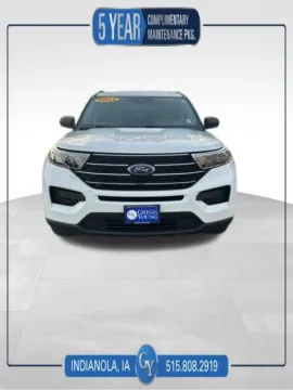 White 2021 Ford Explorer XLT for sale in Indianola, IA