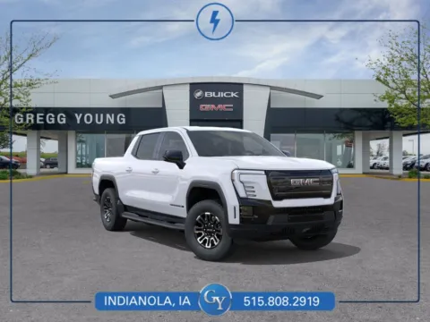 White 2026 GMC Sierra EV Elevation for sale in Indianola, IA