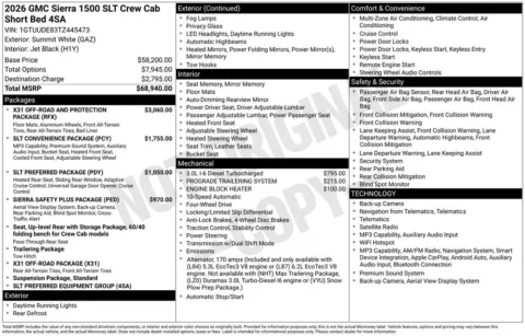 Photos of 2026 GMC Sierra 1500 SLT for sale in Indianola, IA at Gregg Young Buick GMC Indianola