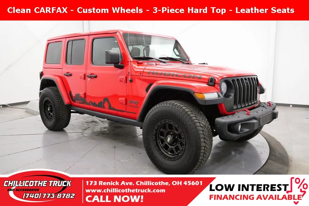 Red 2021 Jeep Wrangler Unlimited Rubicon for sale in Chillicothe, OH