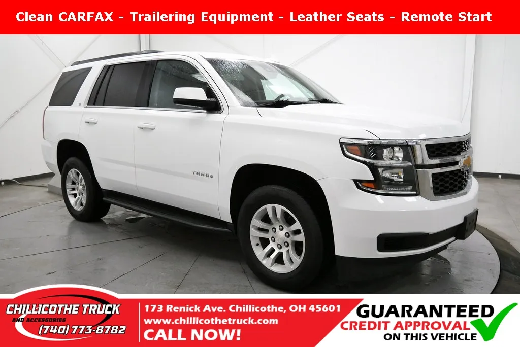 White 2019 Chevrolet Tahoe LT for sale in Chillicothe, OH