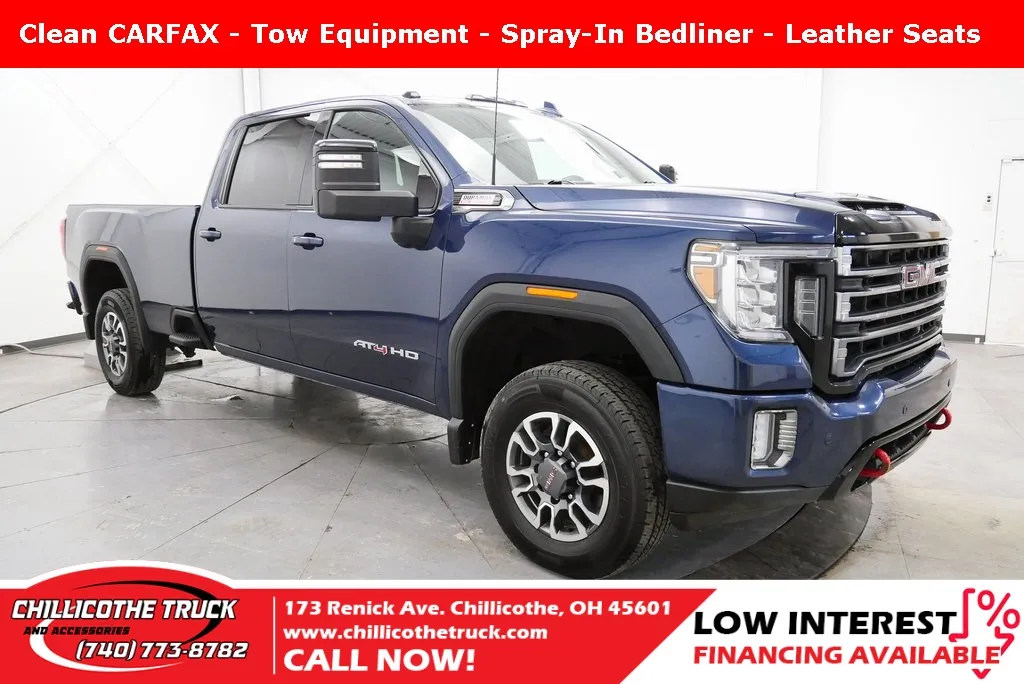 Blue 2021 GMC Sierra 2500HD AT4 for sale in Chillicothe, OH