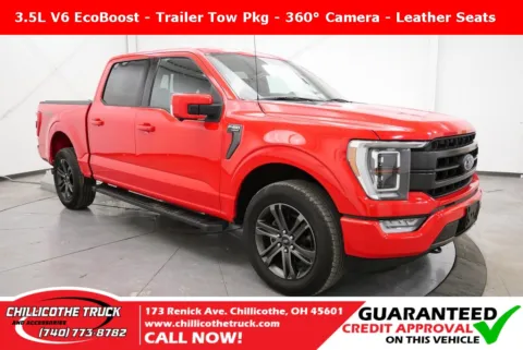 Red 2021 Ford F-150 Lariat for sale in Chillicothe, OH