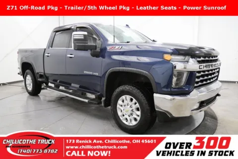 Blue 2022 Chevrolet Silverado 2500HD LTZ for sale in Chillicothe, OH