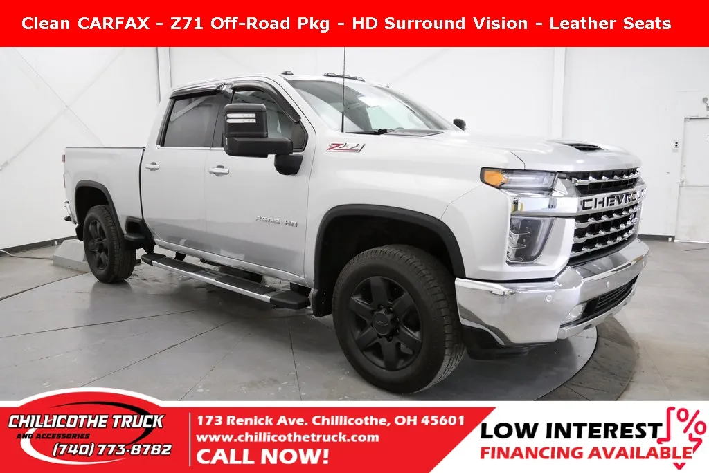 Silver 2021 Chevrolet Silverado 2500HD LTZ for sale in Chillicothe, OH