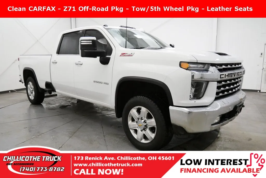 White 2023 Chevrolet Silverado 2500HD LTZ for sale in Chillicothe, OH