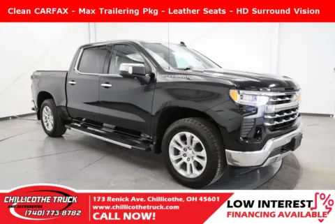 Black 2023 Chevrolet Silverado 1500 LTZ for sale in Chillicothe, OH