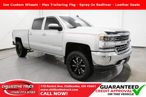 Silver 2017 Chevrolet Silverado 1500 LTZ for sale in Chillicothe, OH
