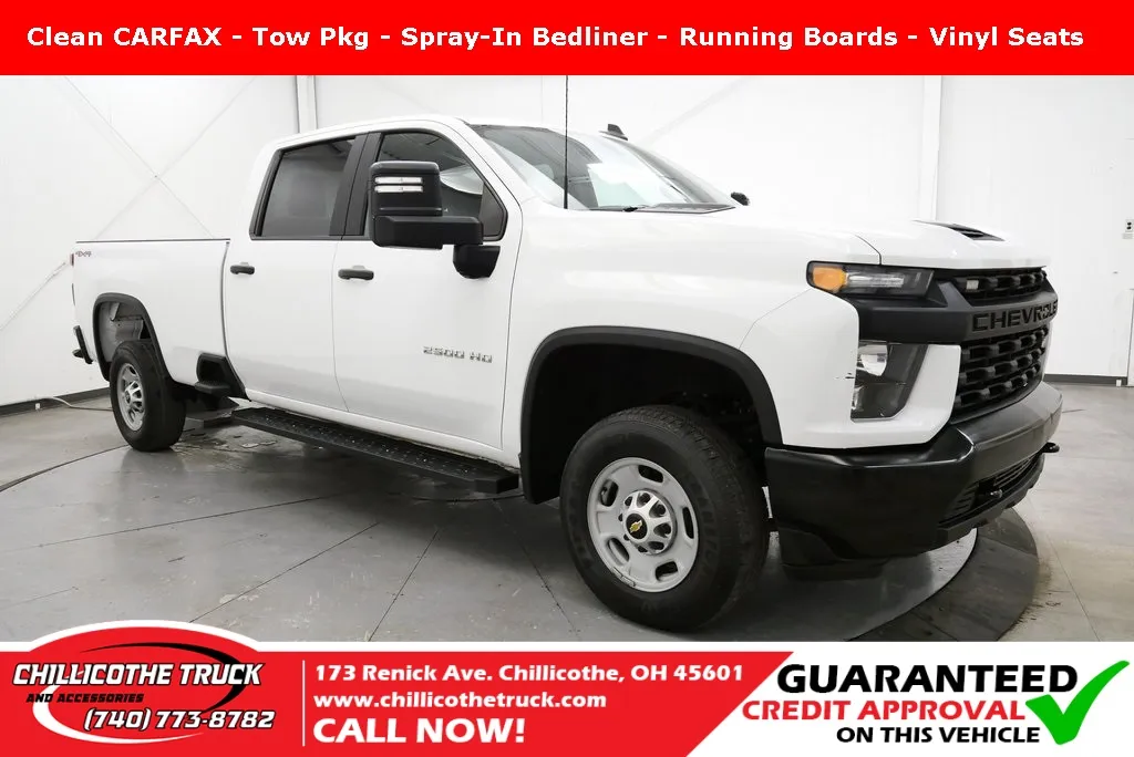 White 2022 Chevrolet Silverado 2500HD Work Truck for sale in Chillicothe, OH