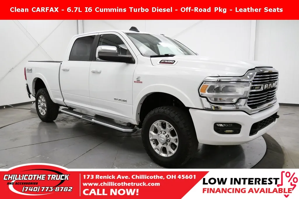 White 2022 Ram 2500 Laramie for sale in Chillicothe, OH