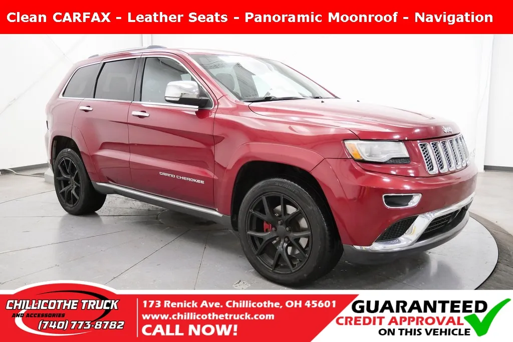 Red 2014 Jeep Grand Cherokee Summit for sale in Chillicothe, OH