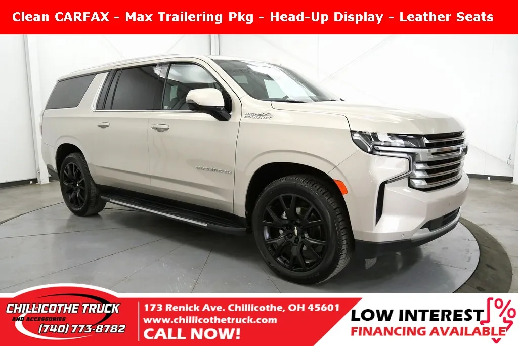 Beige 2021 Chevrolet Suburban High Country for sale in Chillicothe, OH