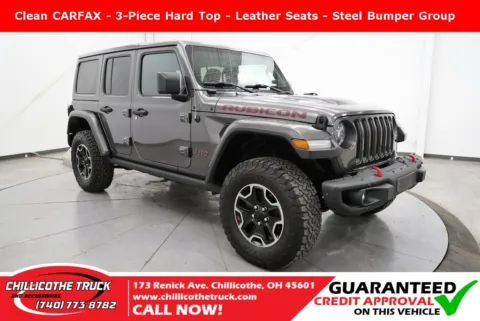 Gray 2018 Jeep Wrangler Unlimited Rubicon for sale in Chillicothe, OH